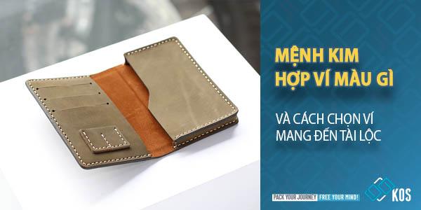 Mệnh Kim hợp ví màu gì – ví màu vàng đất và nâu đất mang lại may mắn tài lộc